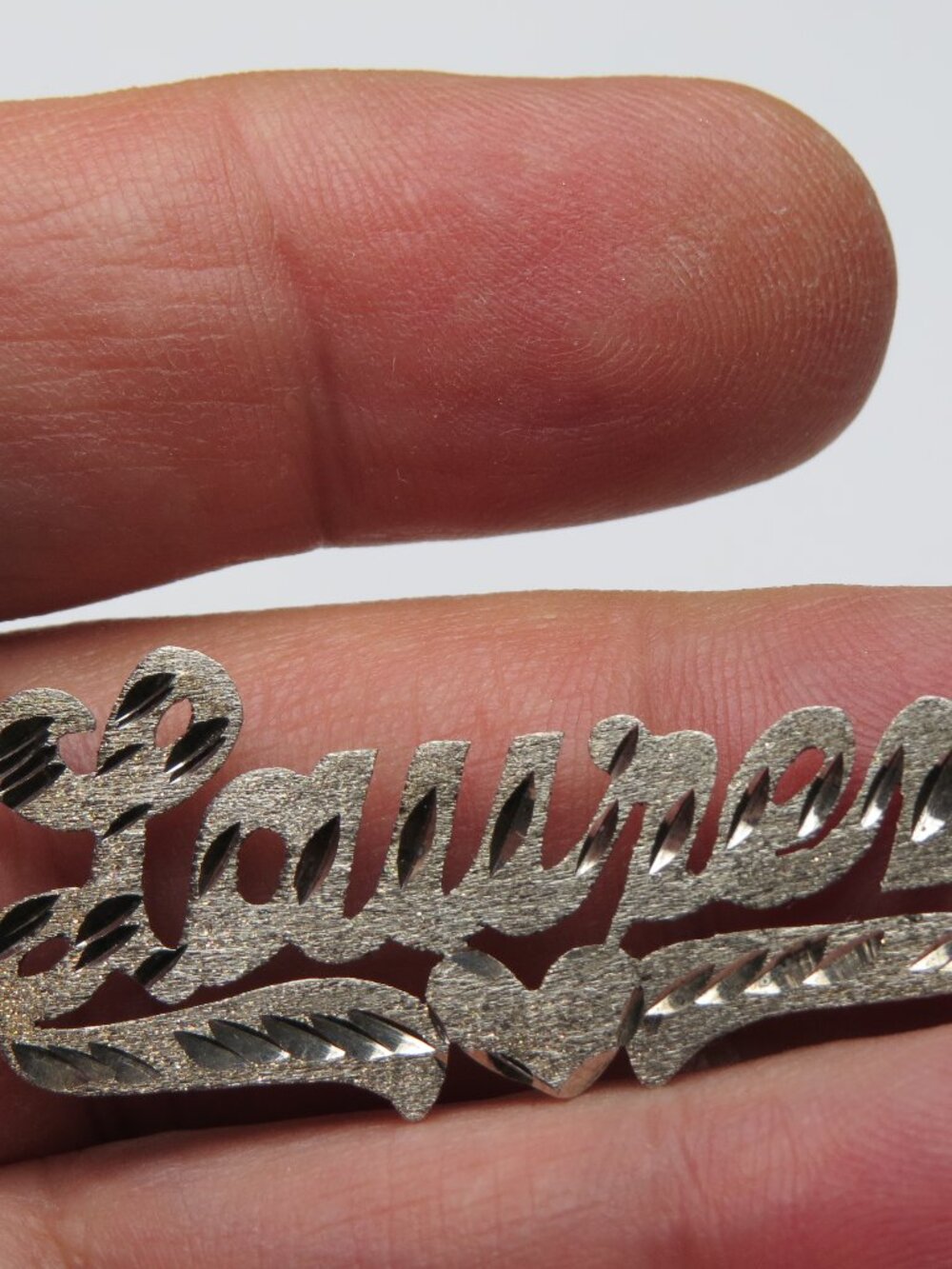 14k LAUREN Nameplate